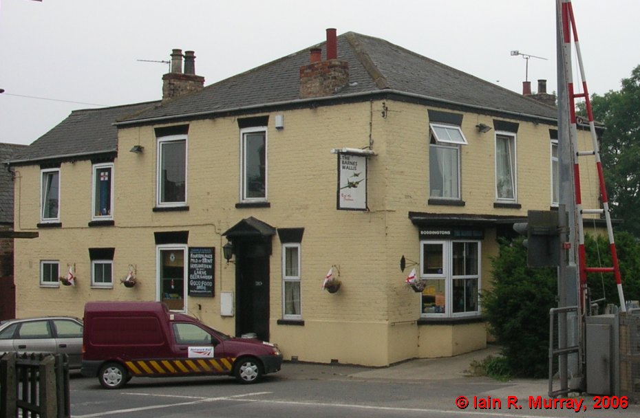The Barnes Wallis Inn at Howden station recalls Wallis's association with the town