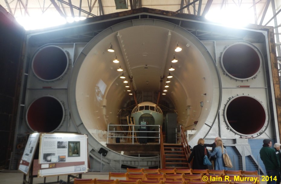 The refurbished Stratosphere Chamber at Brooklands Museum was opened in March 2014